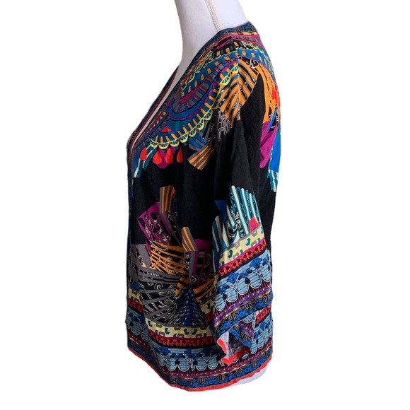 Flying Tomato Boho Short Kimono Top Size Medium - Picture 3 of 17